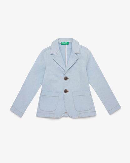 Light Blue Jacket Benetton