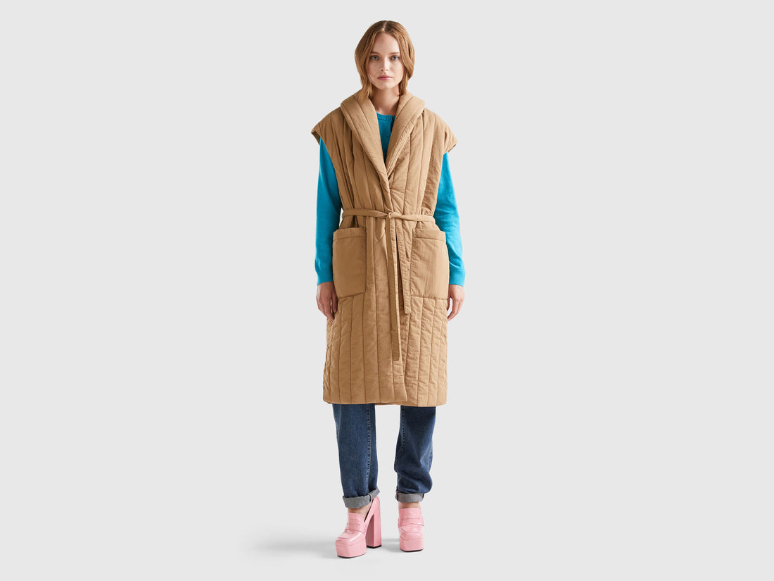 Maxi Padded Vest With Wadding_2T2LDJ006_34A_01