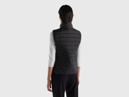 Sleeveless Puffer Jacket With Recycled Wadding_2TWDDJ003_100_02