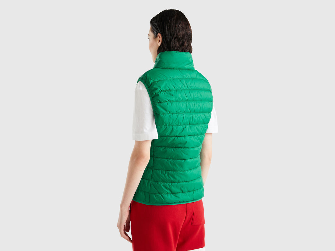 Sleeveless Puffer Jacket With Recycled Wadding_2TWDDJ003_1U3_02