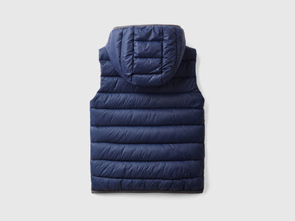 Padded Vest With Hood