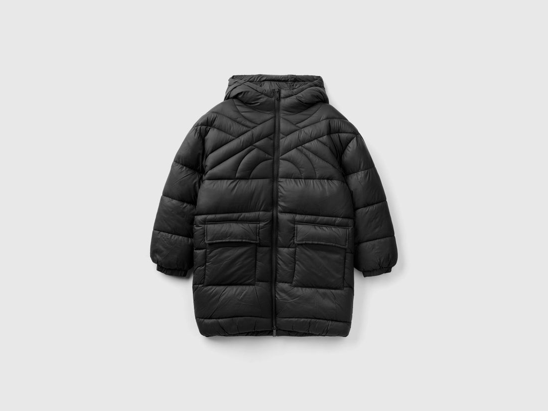 Long Padded Jacket With Recycled Wadding_2VBSCN03H_100_01