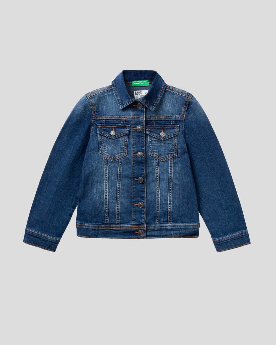 Middle Blue Jacket Benetton