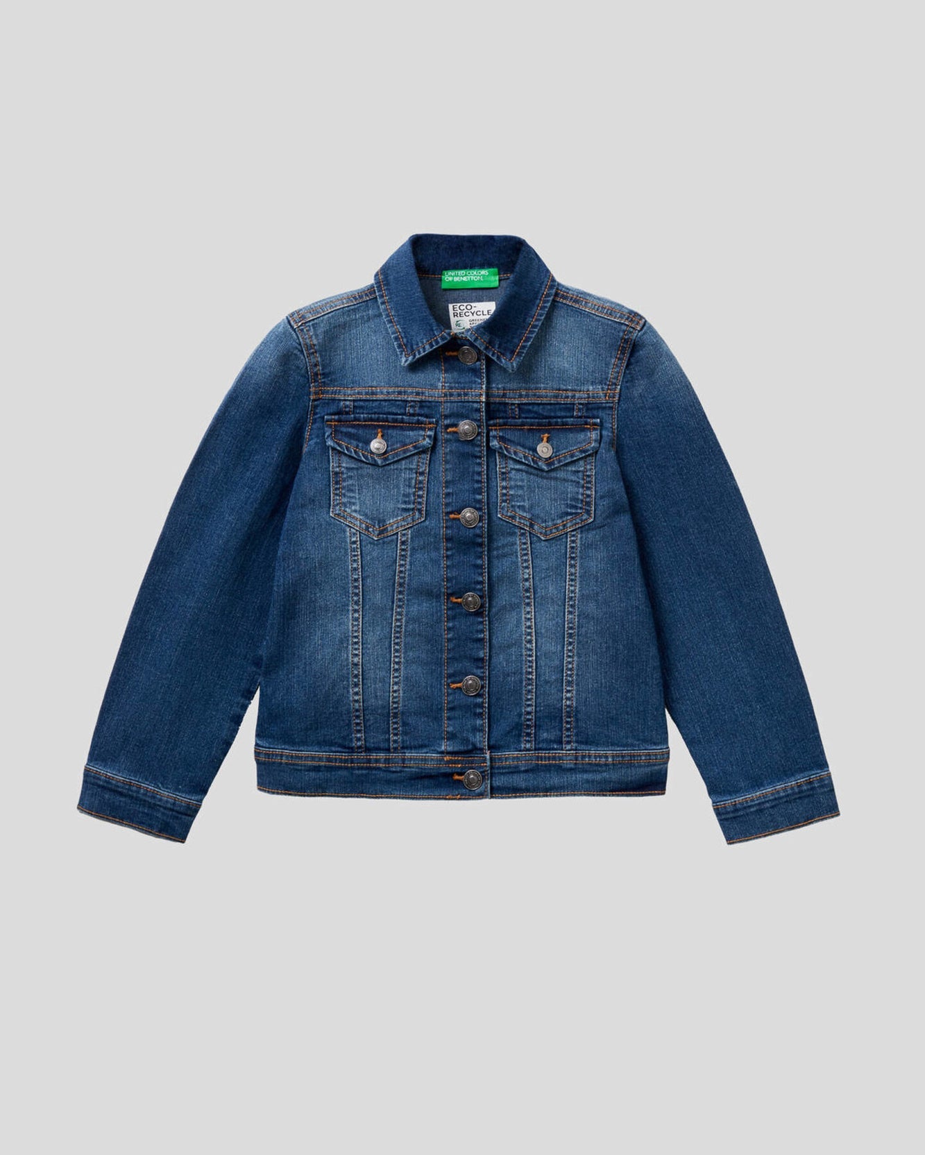 Middle Blue Jacket Benetton