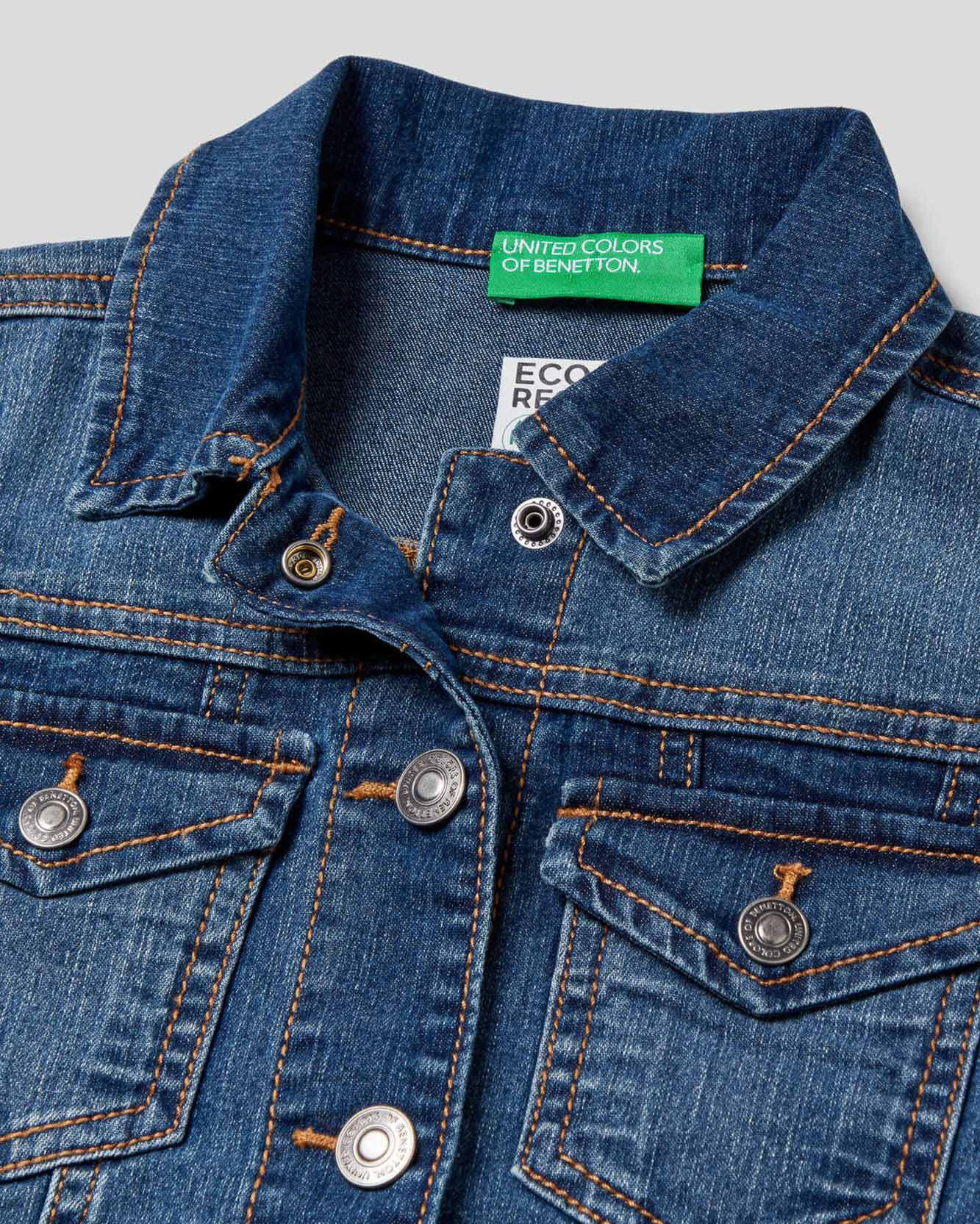 Middle Blue Jacket Benetton