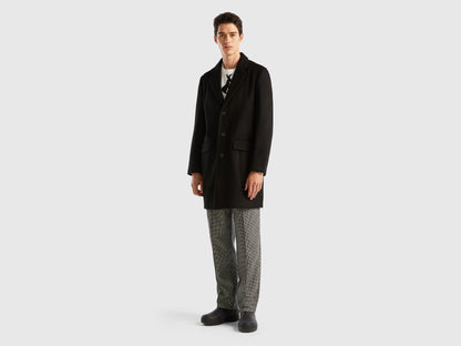 Lined Coat In Wool Blend_2YDTUN012_700_01