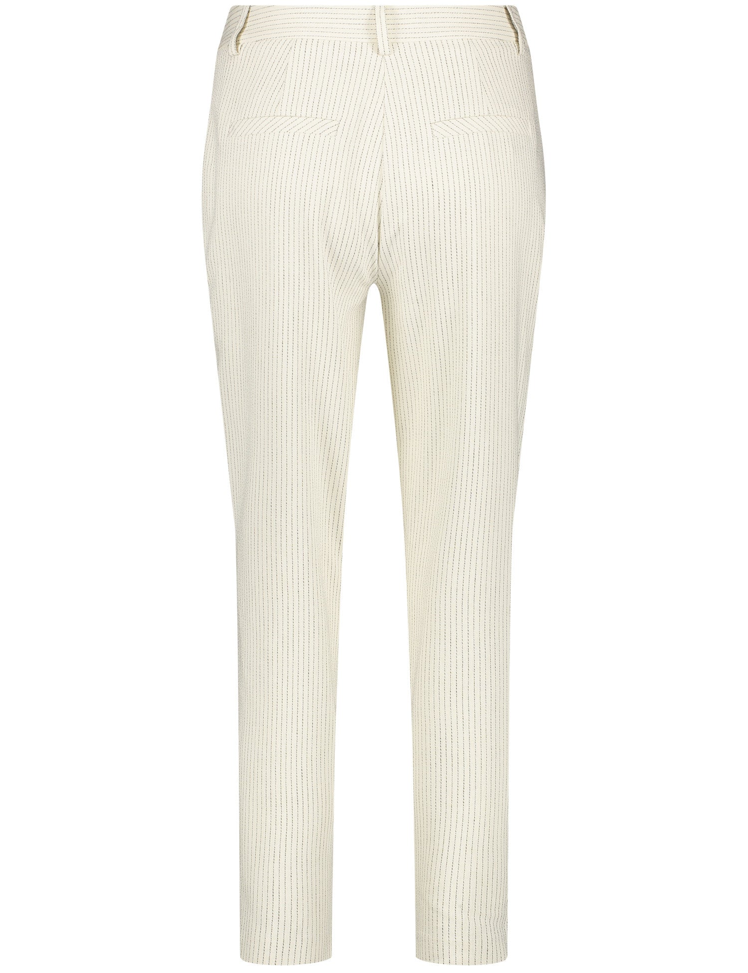3/4-Length Trousers With Stripes, Slim Fit