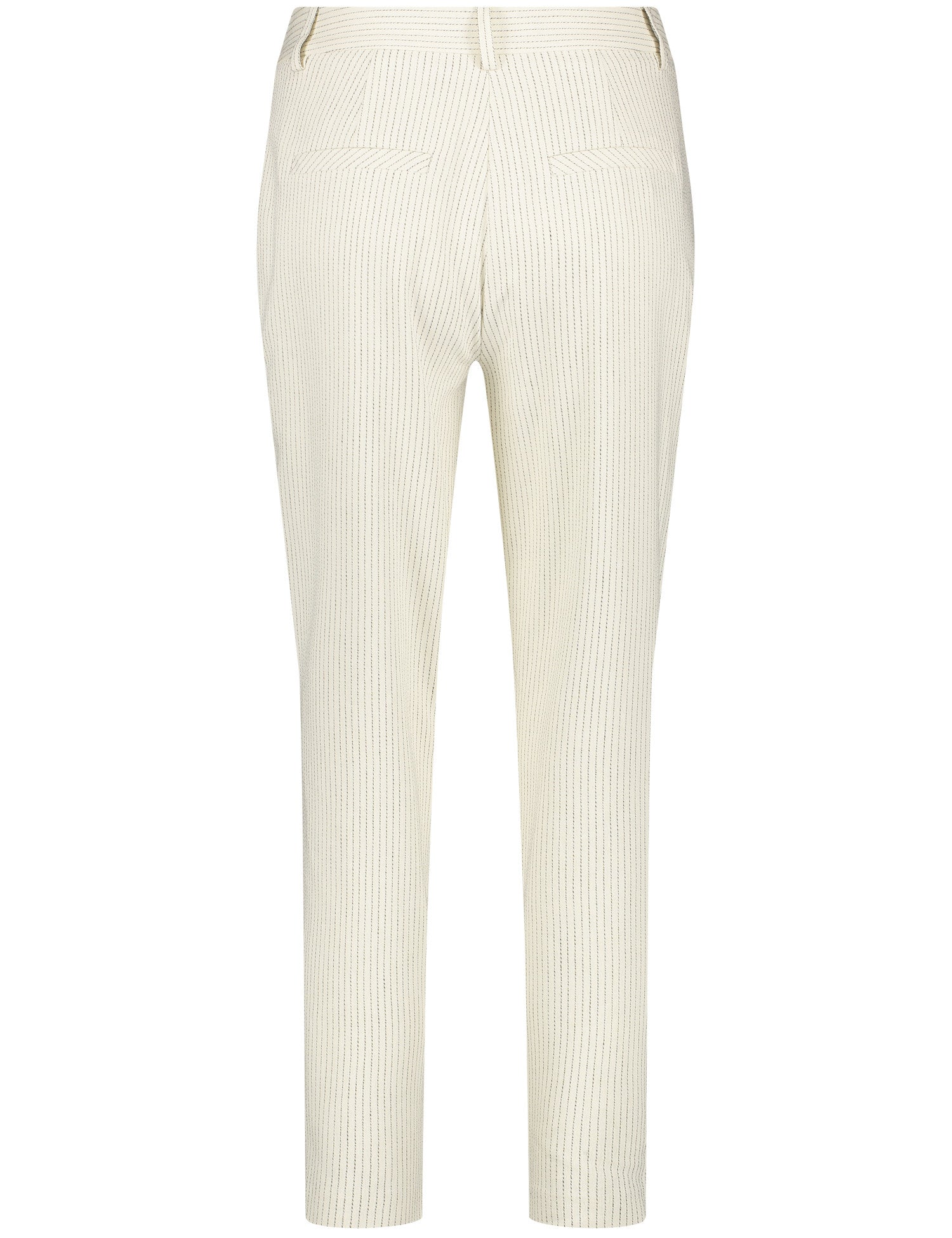 3/4-Length Trousers With Stripes, Slim Fit