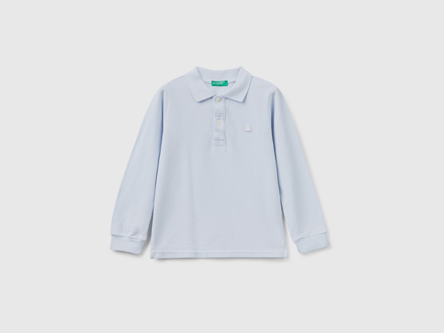 Long Sleeve Polo In Organic Cotton