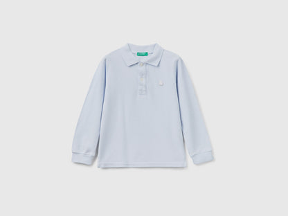 Long Sleeve Polo In Organic Cotton