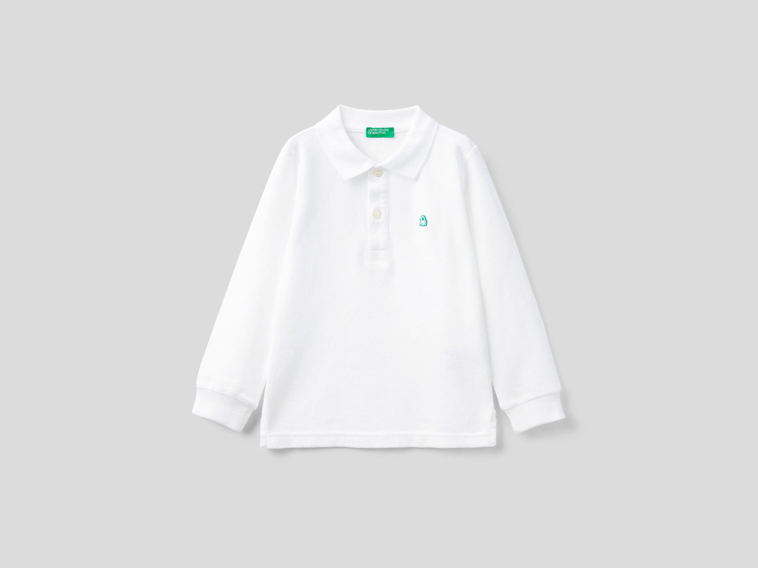 LONG SLEEVE POLO IN ORGANIC COTTON