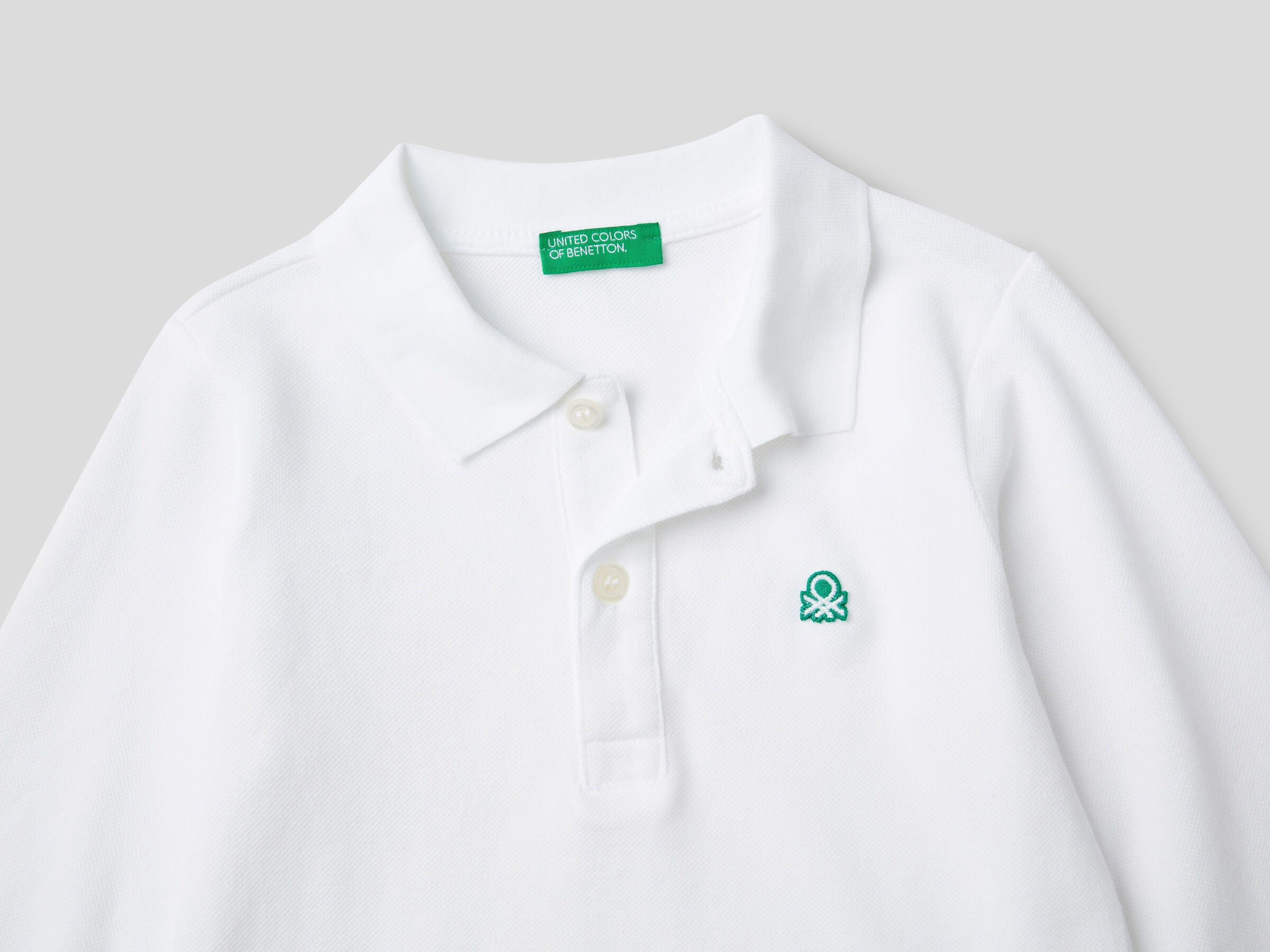 LONG SLEEVE POLO IN ORGANIC COTTON