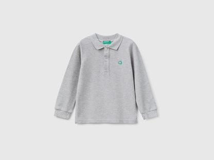 Long Sleeve Polo In Organic Cotton