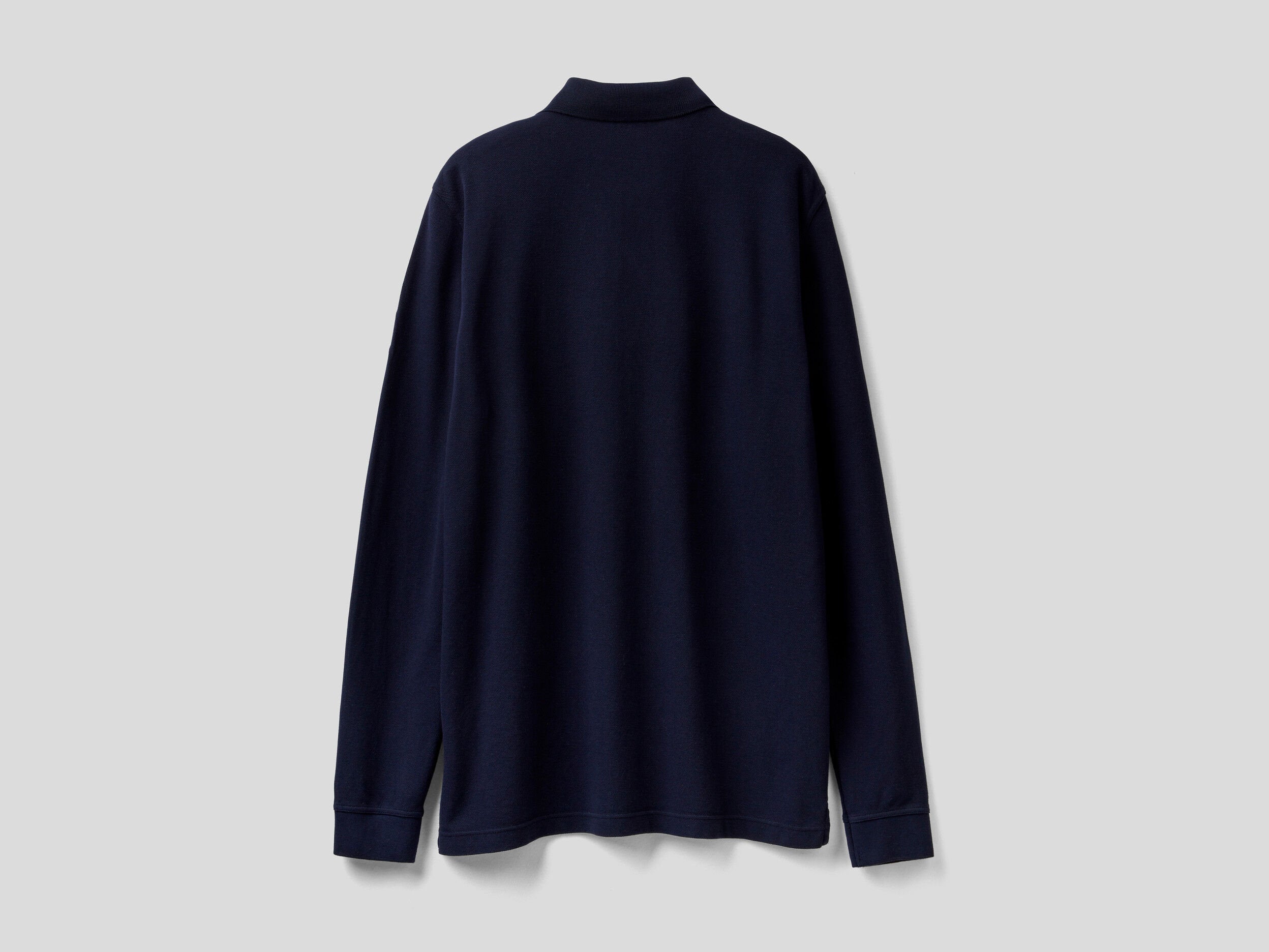Dark Blue Long Sleeves Polo Shirt_3089J3204_016_05