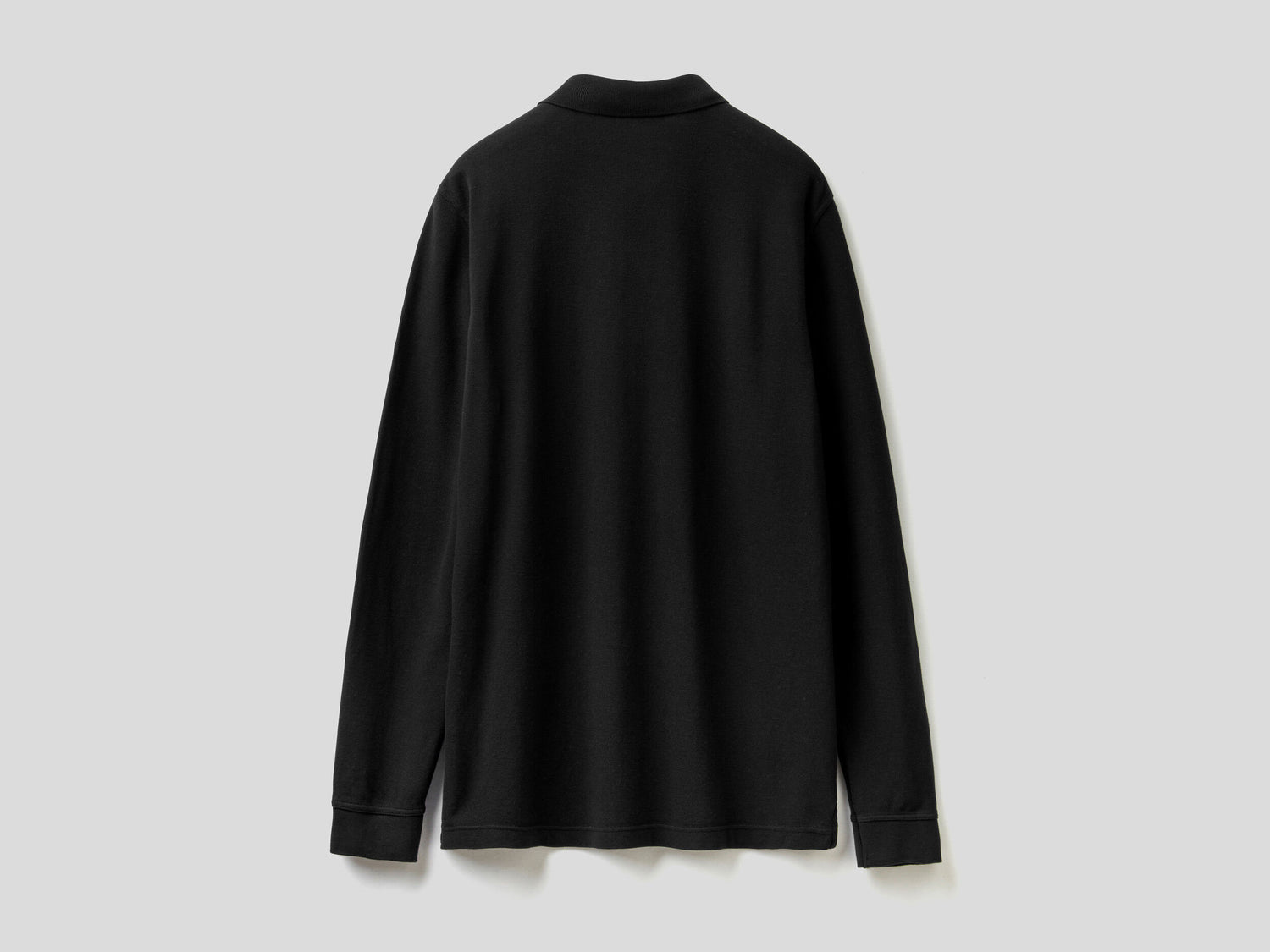 Black Long Sleeves Polo Shirt_3089J3204_100_06