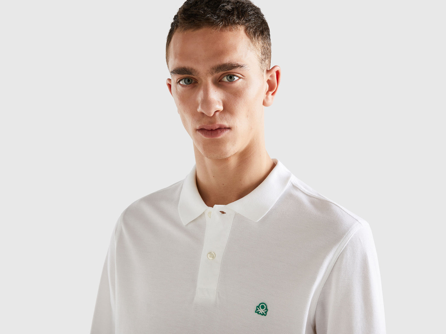 Long Sleeve 100% Cotton Polo