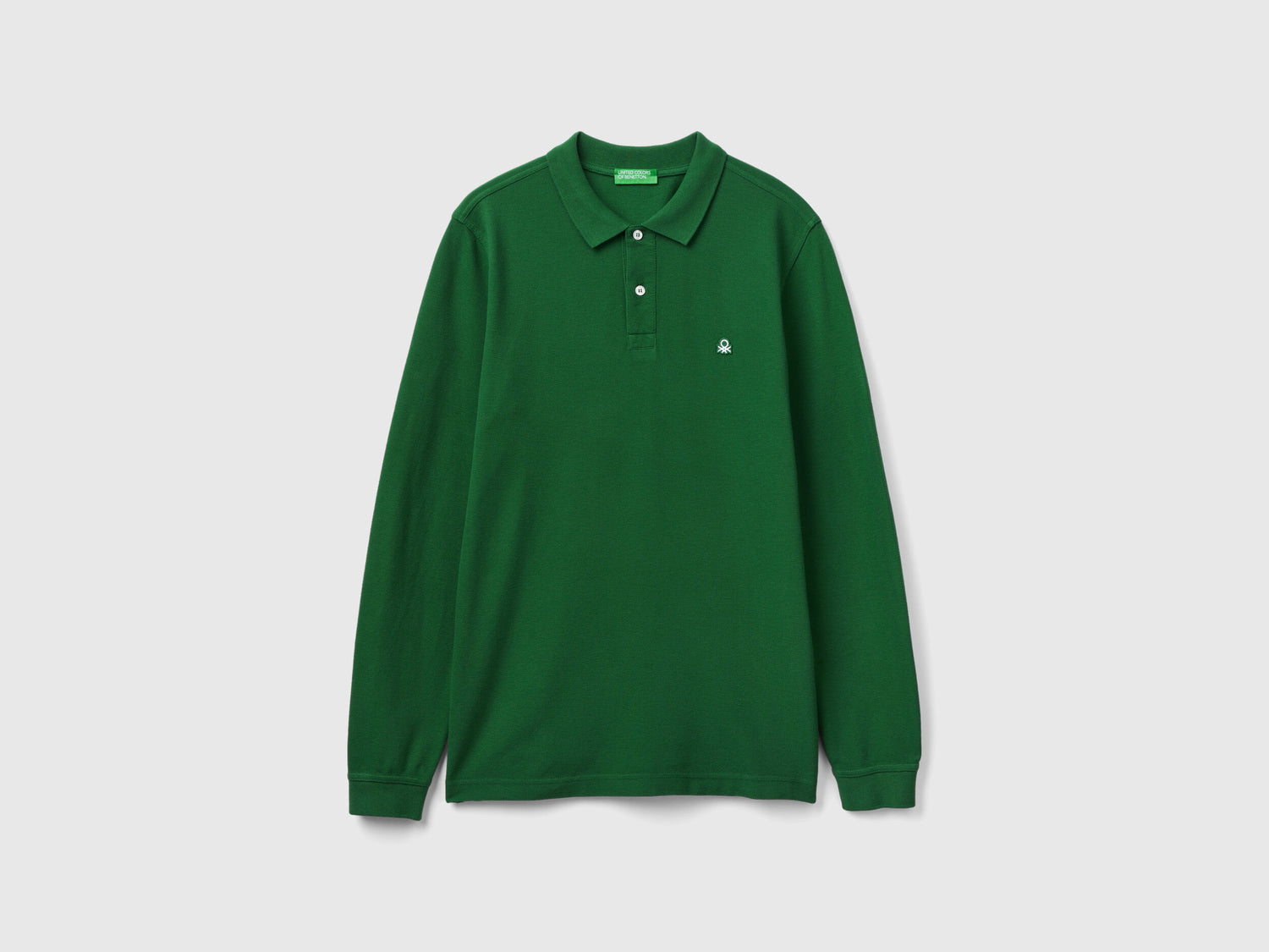 Long Sleeve 100% Cotton Polo