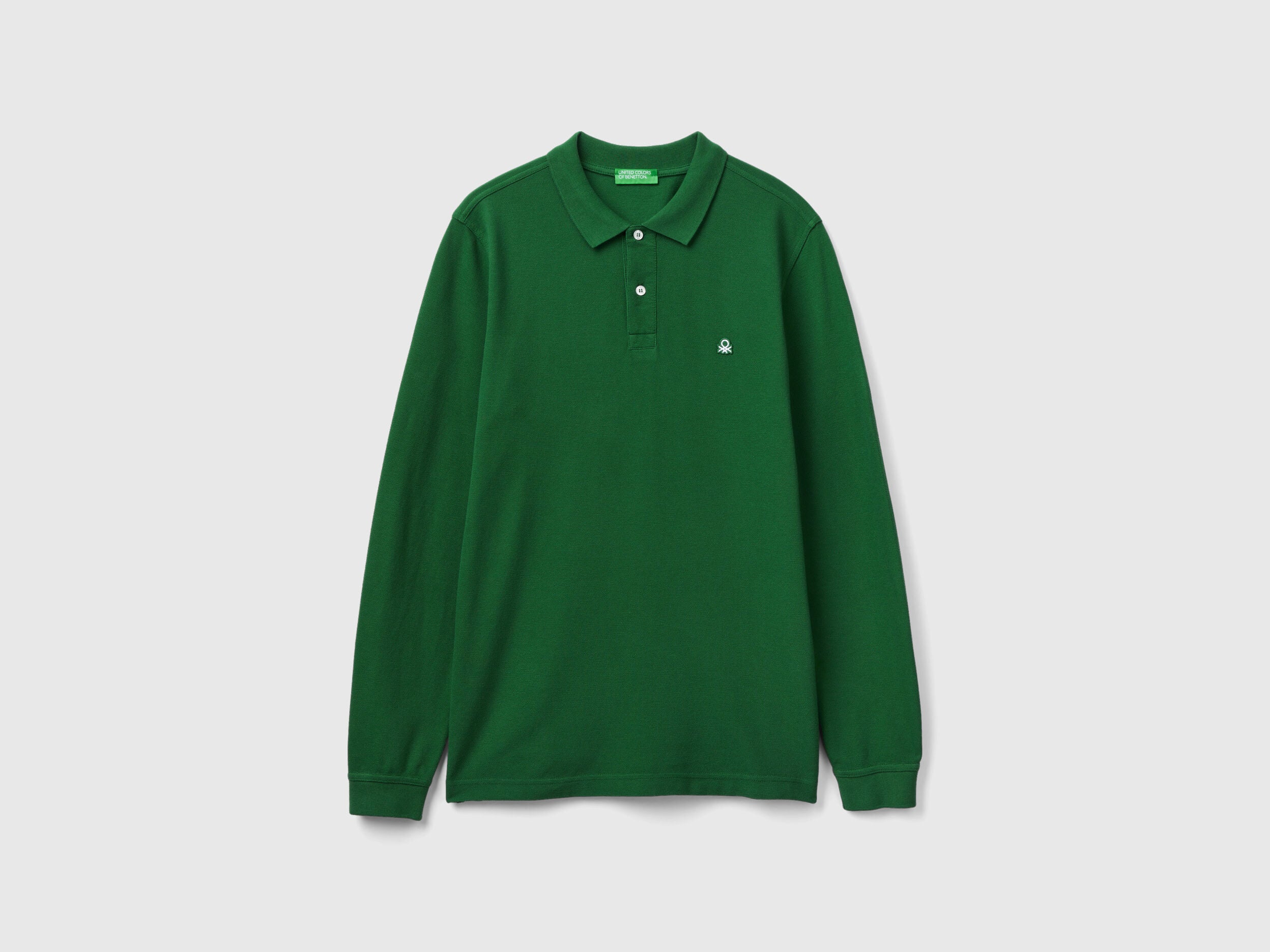 Long Sleeve 100% Cotton Polo