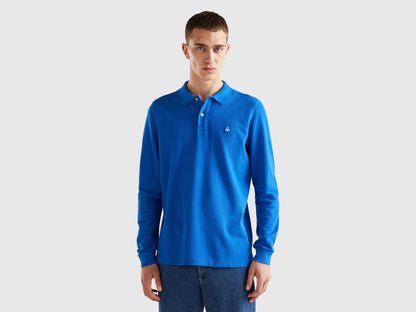 Long Sleeve 100% Cotton Polo