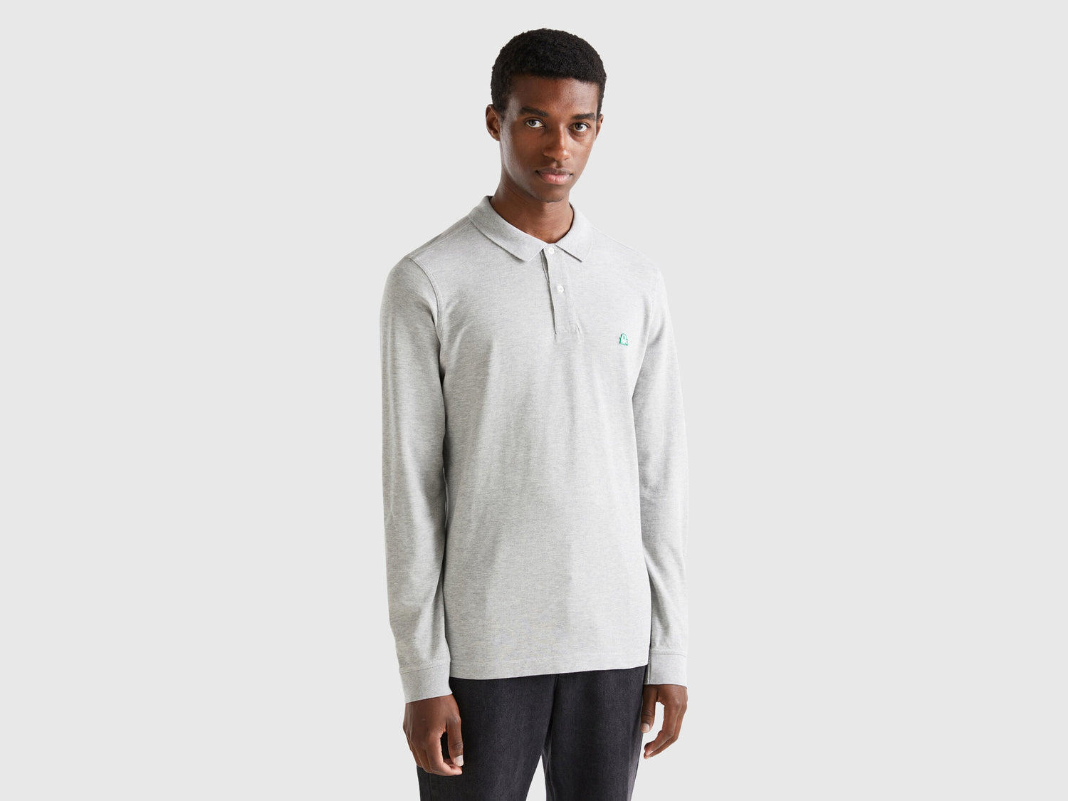 Long Sleeve 100% Cotton Polo