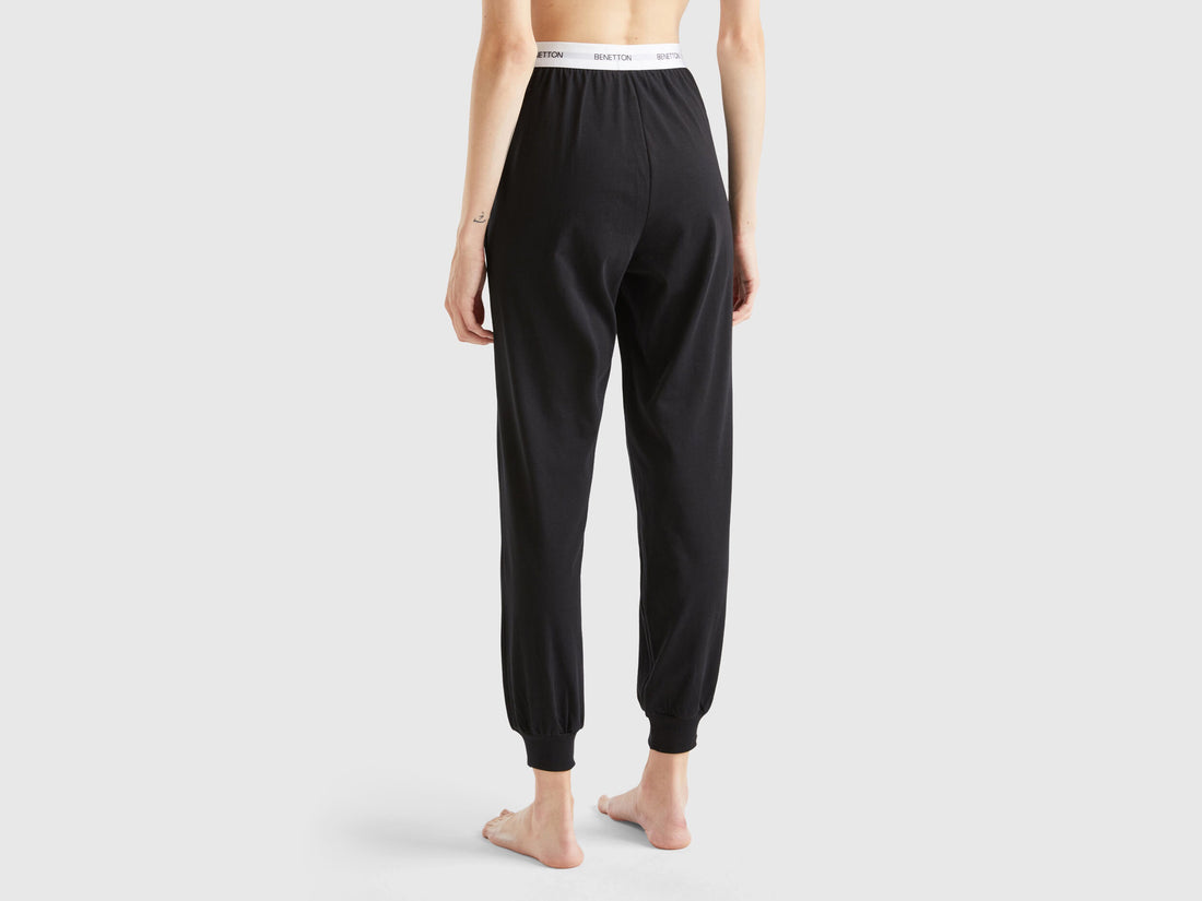 Trousers With Elastic Logo_30963F02R_100_02