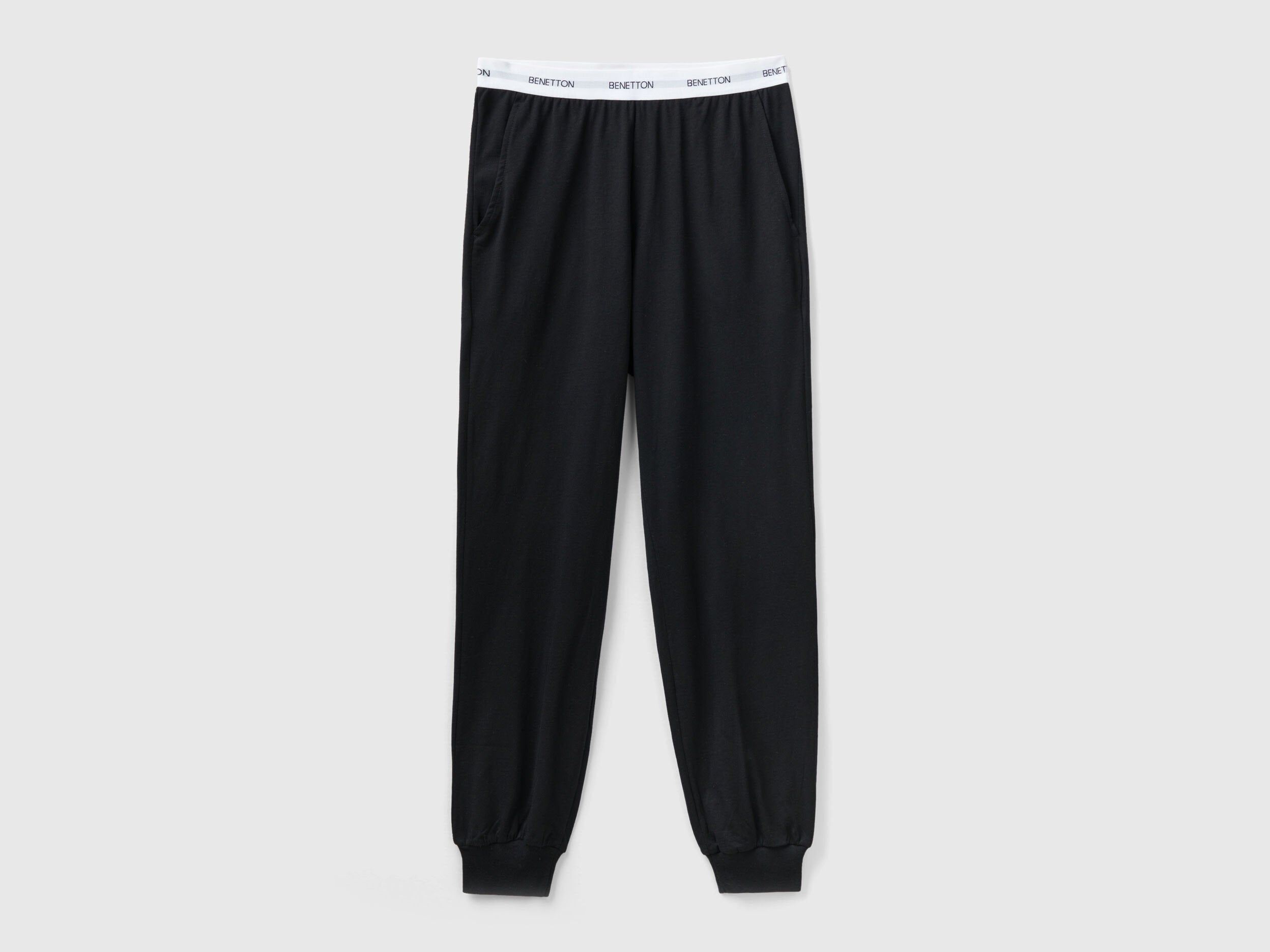 Trousers With Elastic Logo_30963F02R_100_04