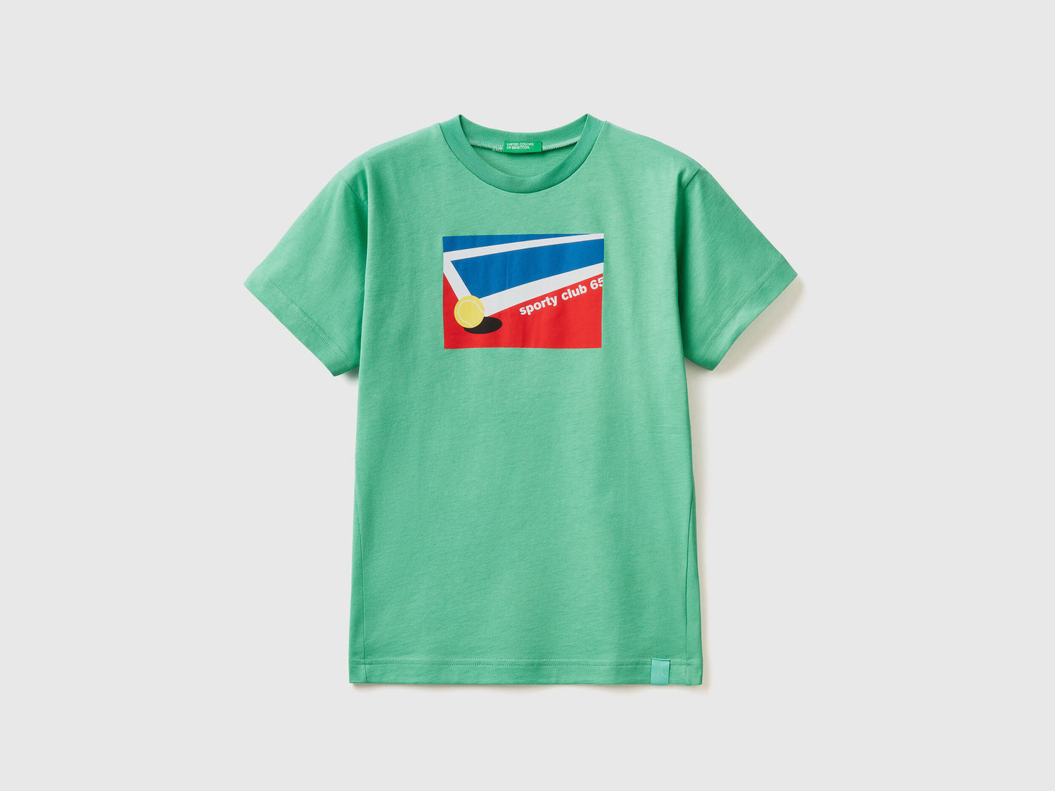 T-Shirt With Tennis Print