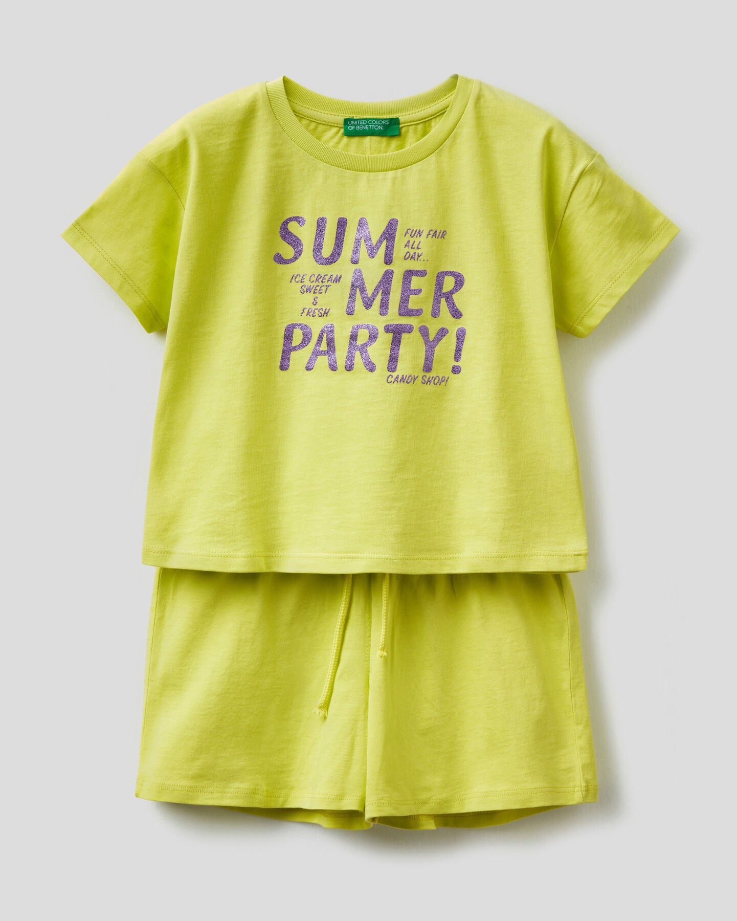 Yellow Set T-Shirt+shorts