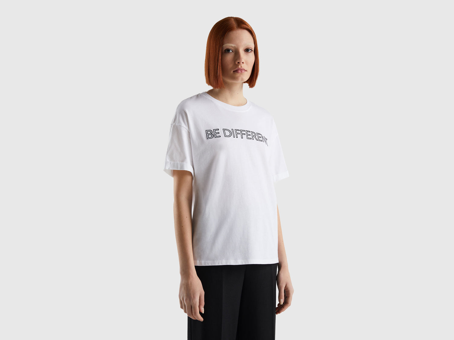 100% Cotton Shirt With Slogan