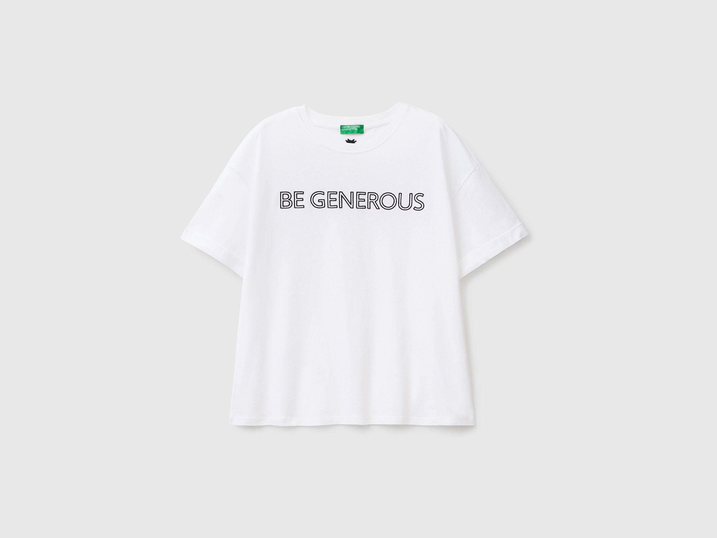 100% Cotton Shirt With Slogan
