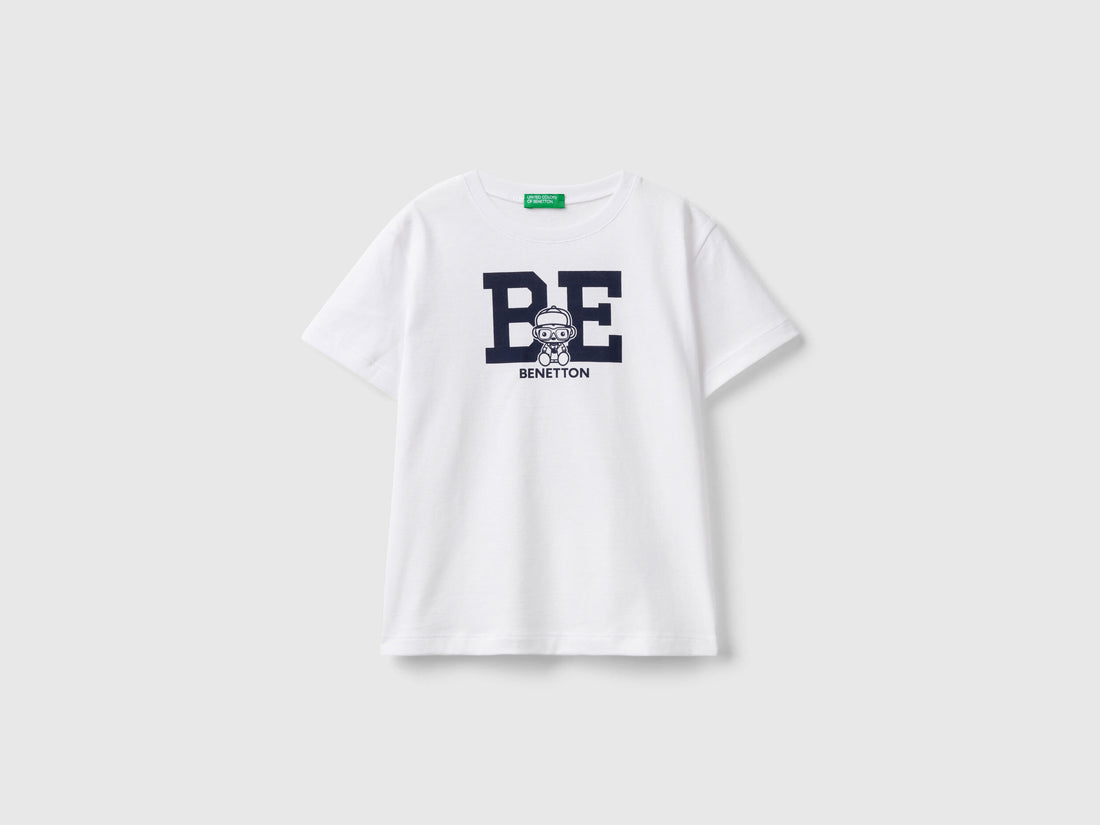 100% Cotton T-Shirt With Logo_3096G10CX_101_01