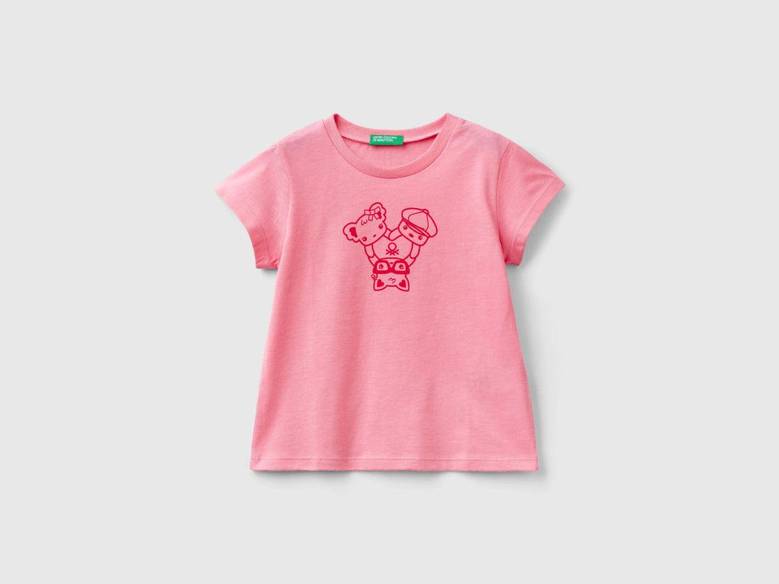100% Cotton T-Shirt With Print_3096G10D7_38E_01