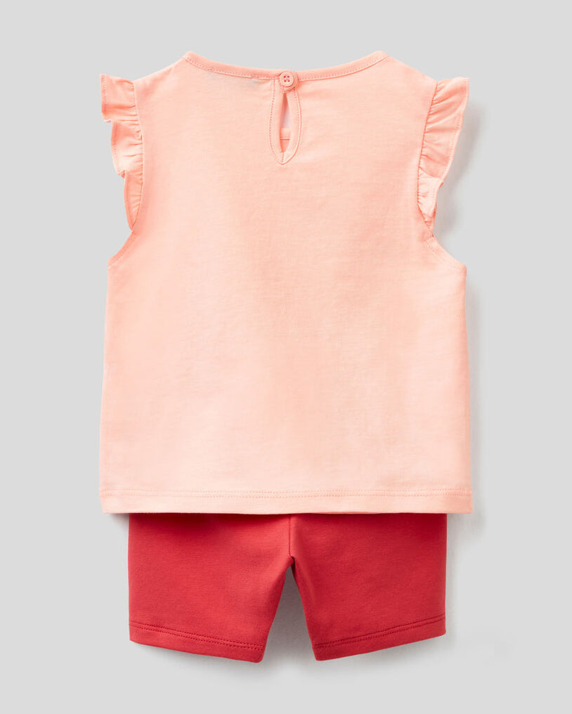 Pink Set T-Shirt+shorts