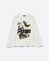 White T-Shirt With Maxi Print Sisley