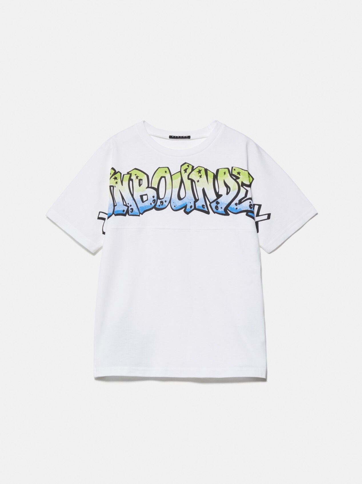 T-Shirt With Graffiti Print