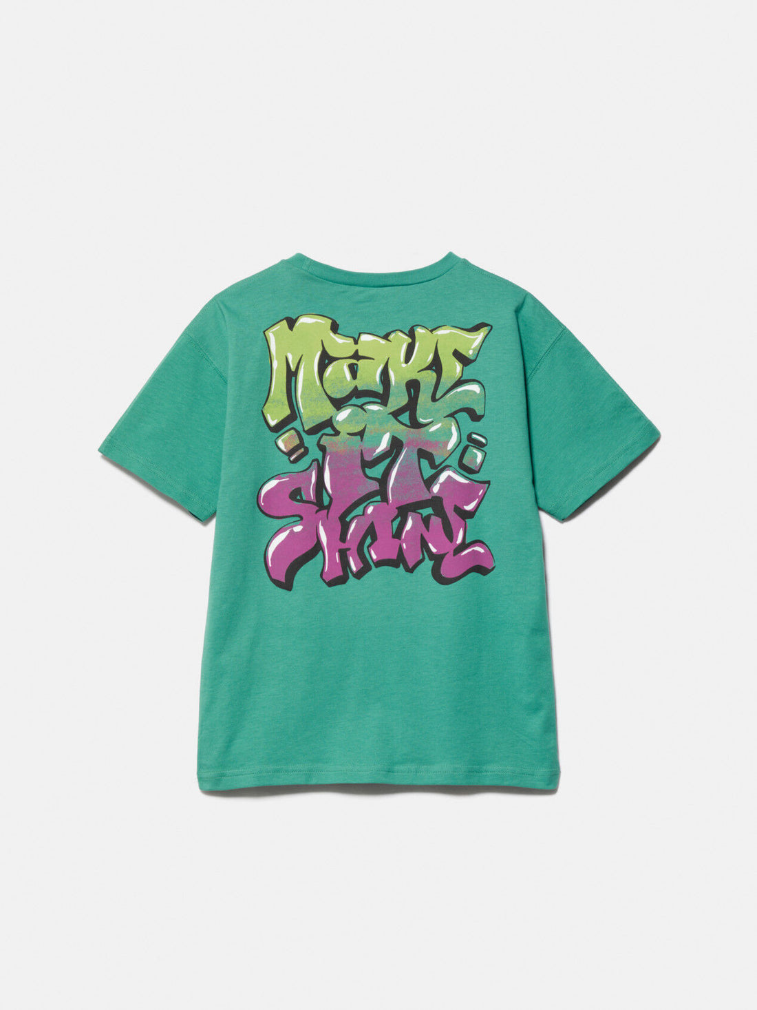 T-Shirt With Graffiti Print