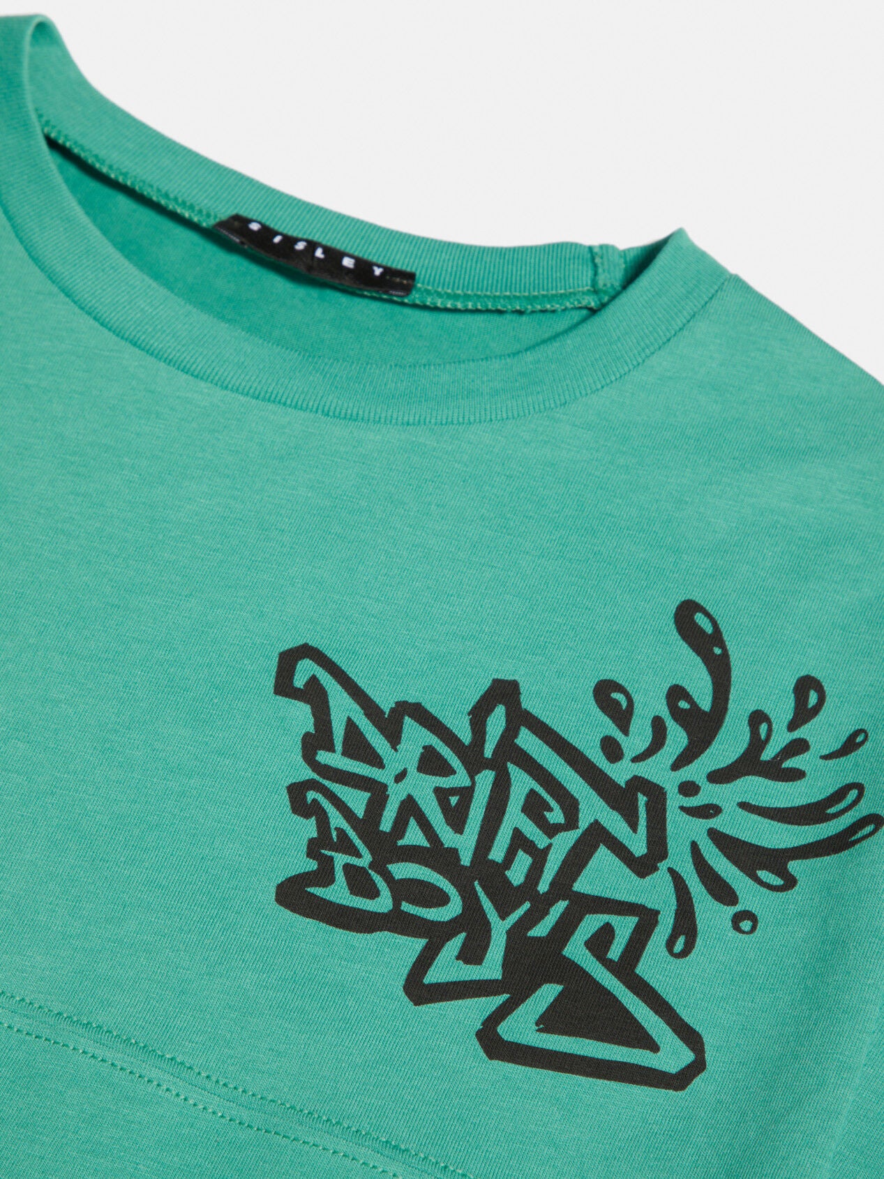 T-Shirt With Graffiti Print