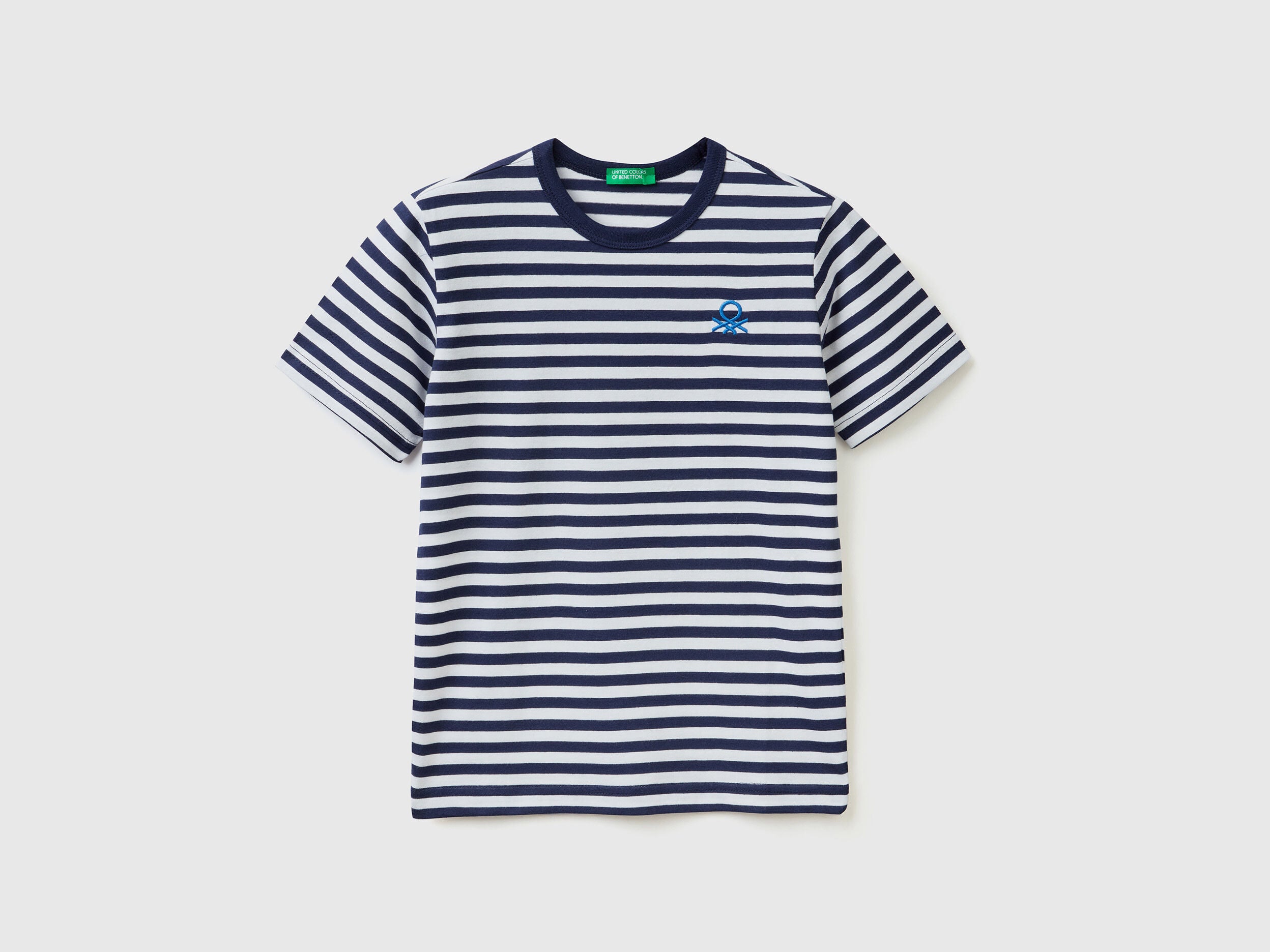 Striped 100% Cotton T-Shirt