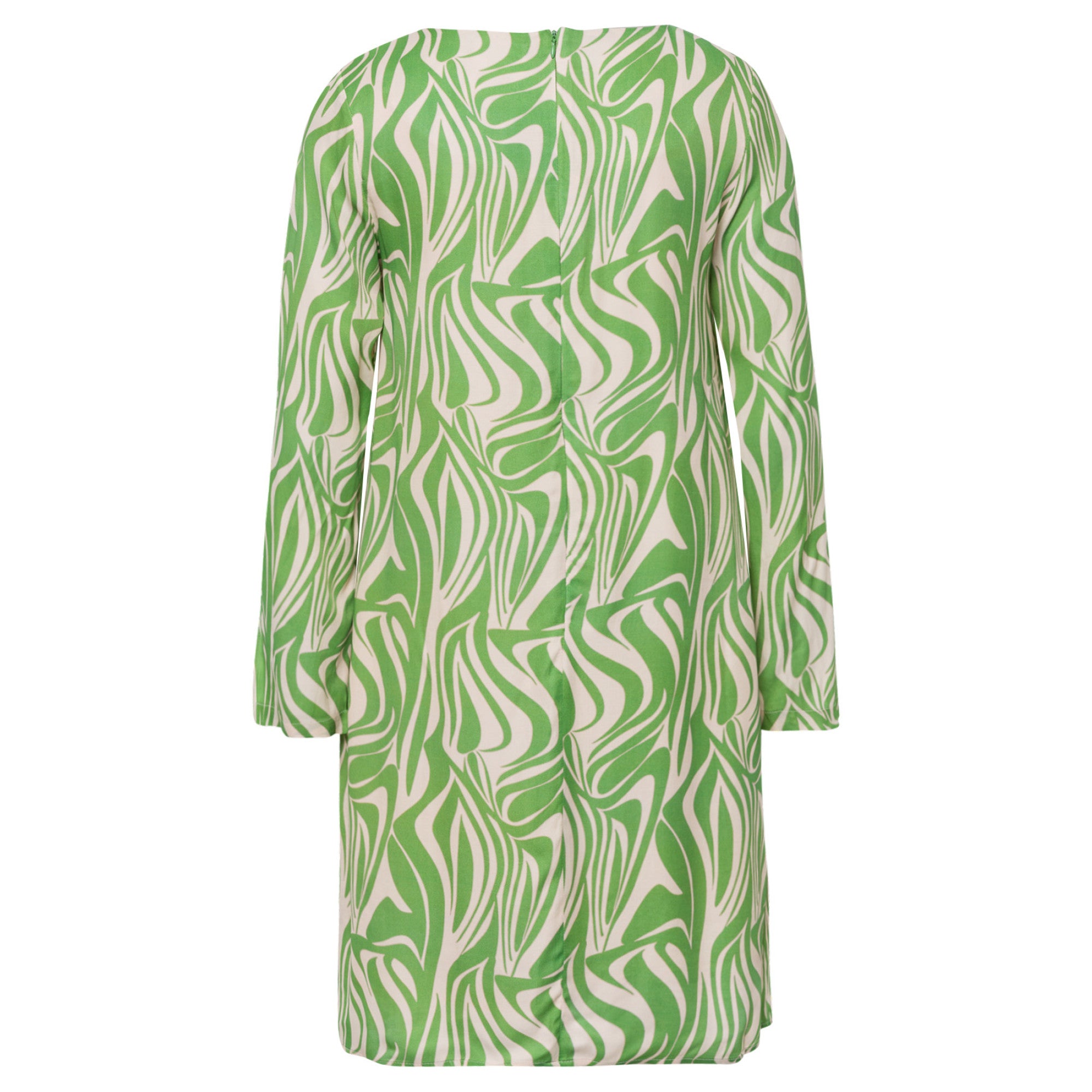 Green/Sand Satin Dress