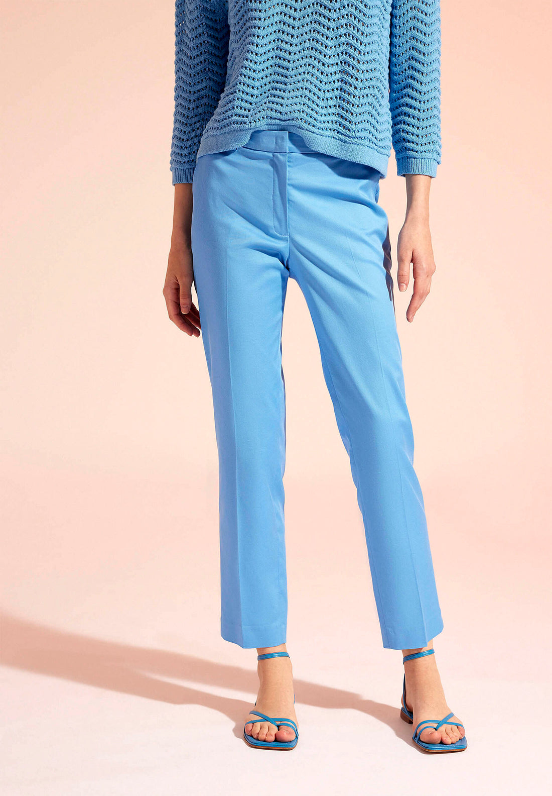 Blue Cropped Dress Trousers_01