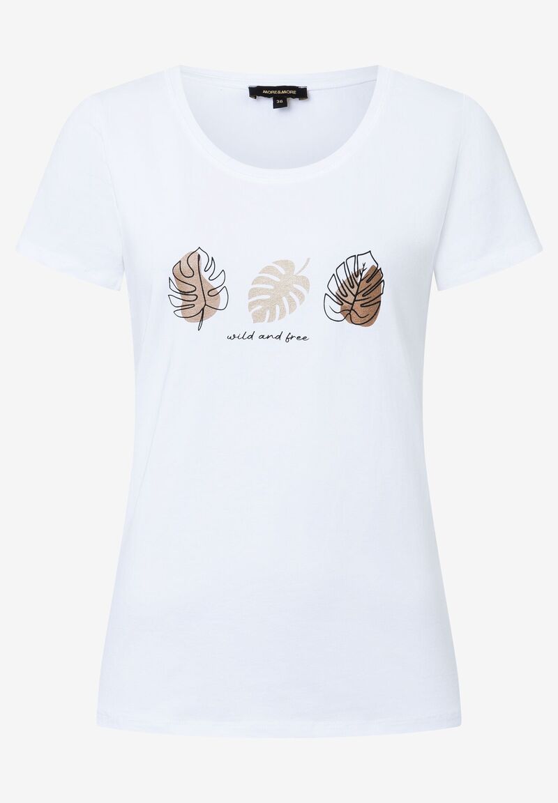 White Short Sleeve Graphic T-Shirt_0?