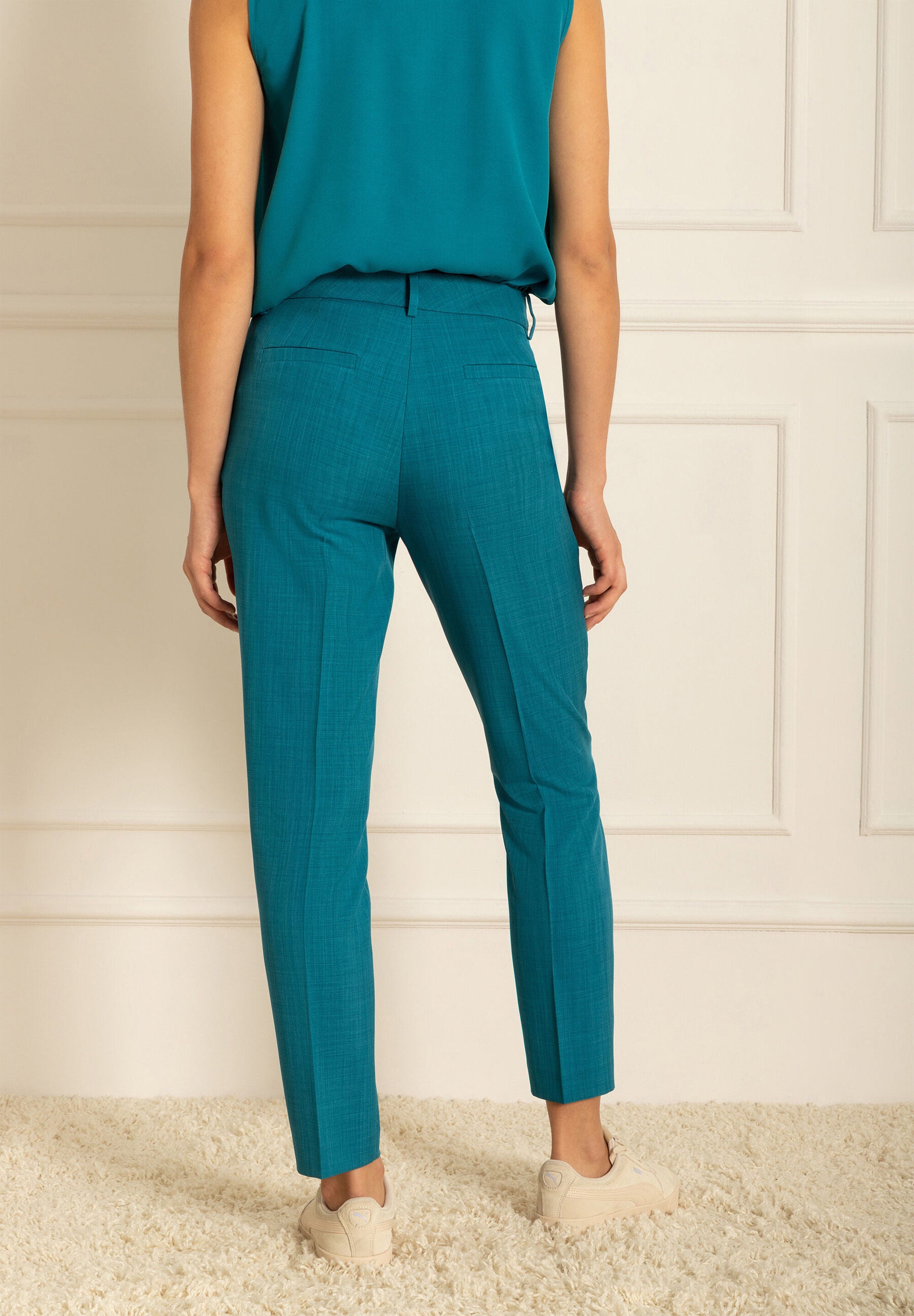 Blue Cropped Dress Trousers_03