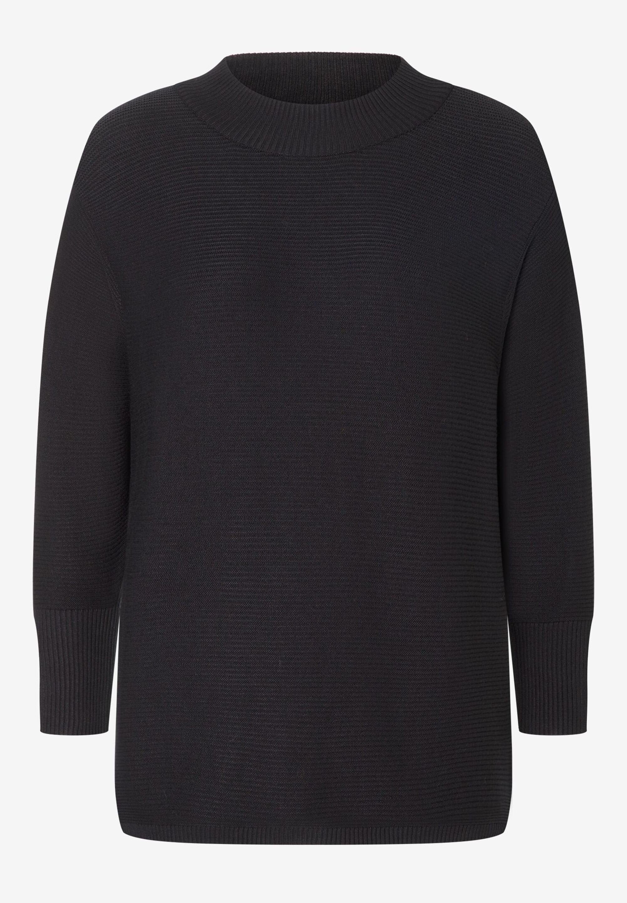 Black Pullover With 3/4 Sleeve_31081052_0790_02