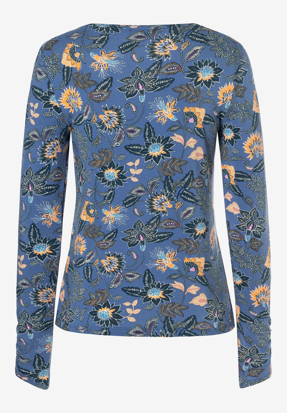 Long-Sleeved Shirt With Paisley Print, Smoke Blue, Autumn Collection_31090003_5322_02