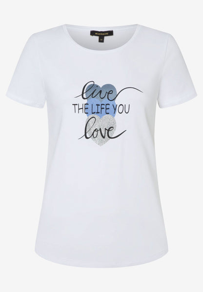 T-Shirt With Front Print, White, Autumn Collection_31090011_0010_03