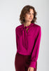 Satin Blouse With Bow Collar_31102060_0848_01