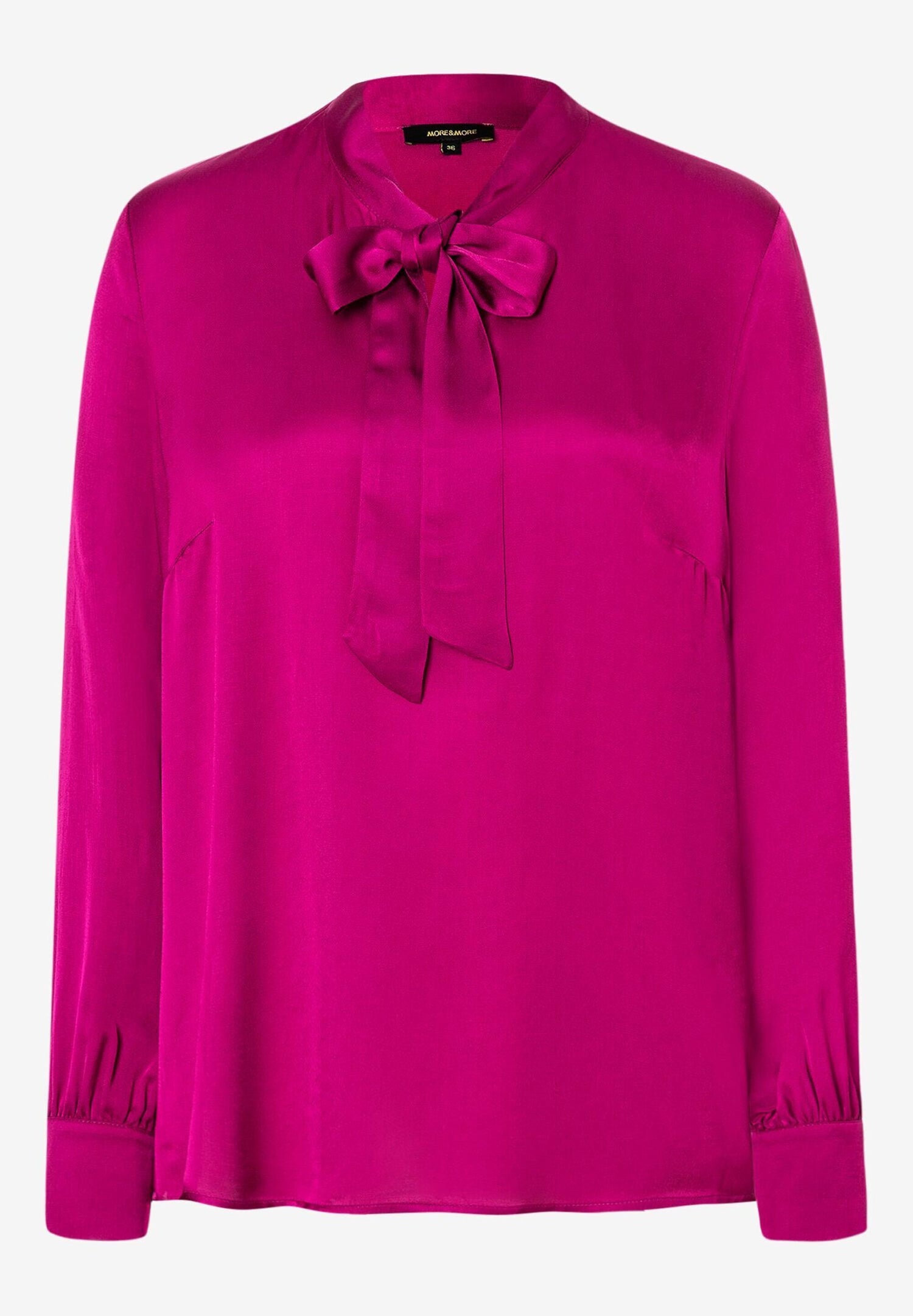 Satin Blouse With Bow Collar_31102060_0848_03