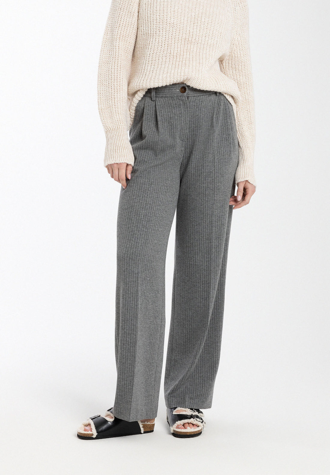 Pinstripes Wide Jersey Trousers_31114003_2740_01