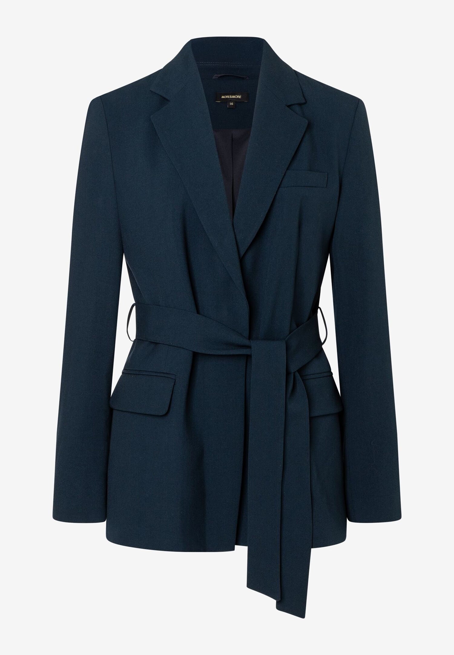 Navy Blazer With Belt_31116008_0376_04