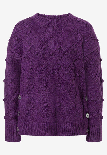 Purple Sweater With Pompoms_31121059_0874_04